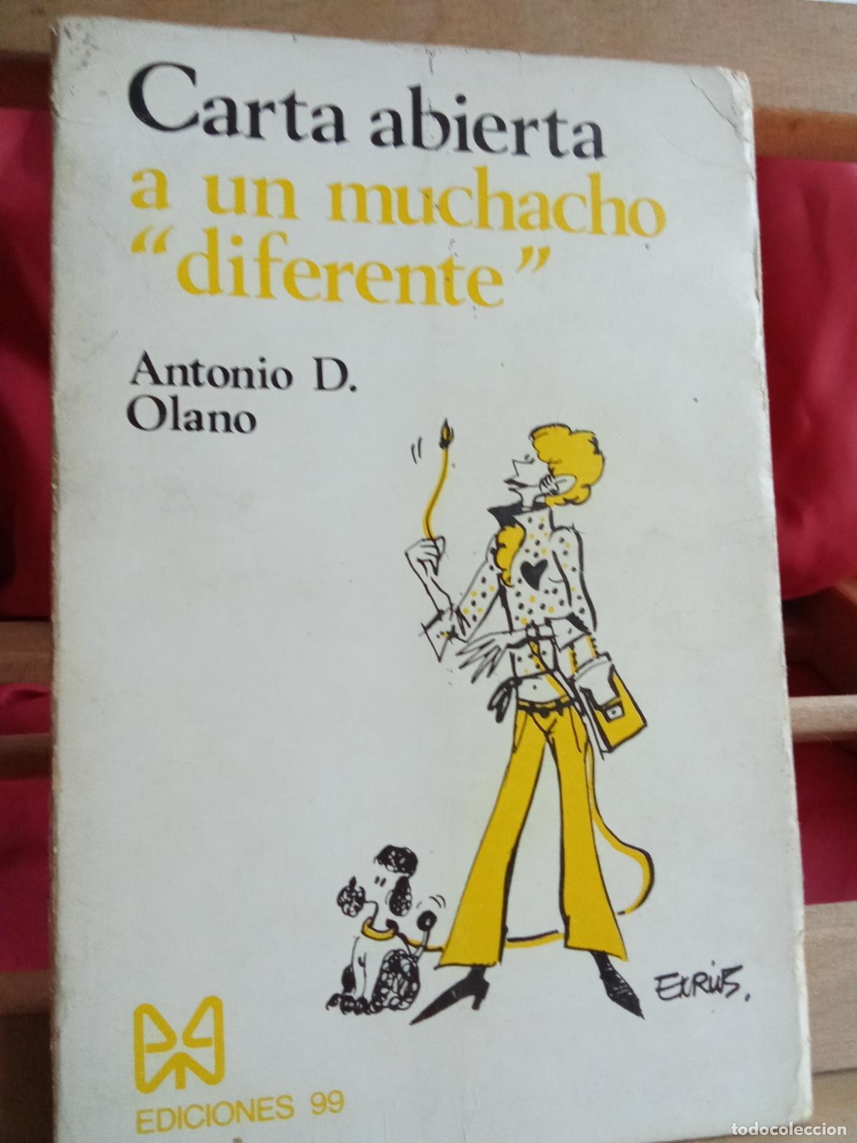 Libri di seconda mano: Carta abierta a un muchacho &rdquo;diferente&rdquo;. Antonio D. Olano L.11029-1967