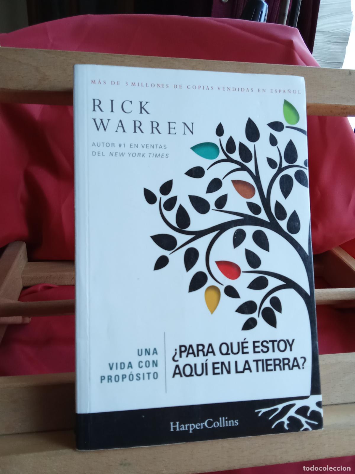 Livros em segunda m&atilde;o: &iquest;Para qu&eacute; estoy aqu&iacute; en la tierra? Rick Warren L.11029-1970