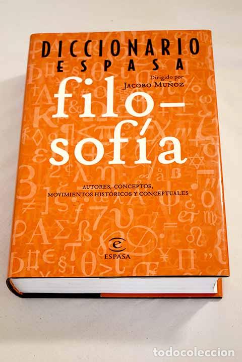 Libros: Diccionario Espasa filosof&iacute;a - Foto 1