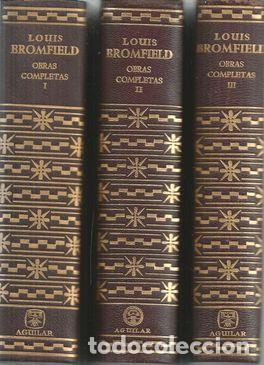 Libros: OBRAS COMPLETAS T-I-II-III - BROMFIELD, LOUIS - Foto 2