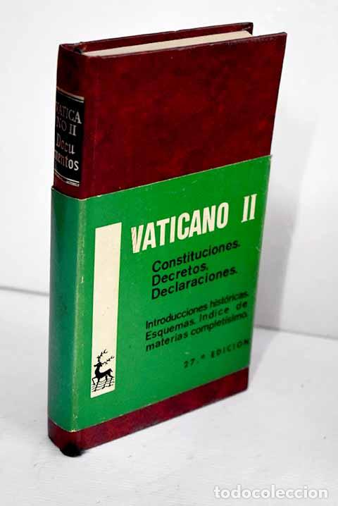 Libros: Documentos del Vaticano II: constituciones, decretos, declaraciones - Foto 1