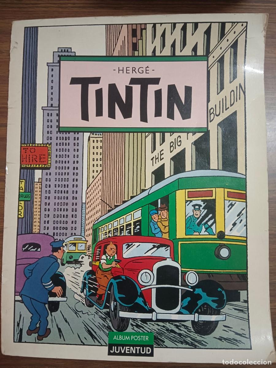 B&uuml;cher: TINTIN - ALBUM POSTER - Herg&eacute;