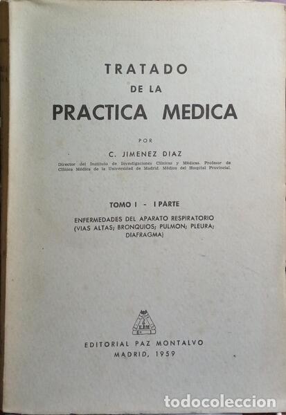 Libros: JIMENEZ DIAZ. (Carlos) - TRATADO DE LA PRACTICA MEDICA. - Foto 1