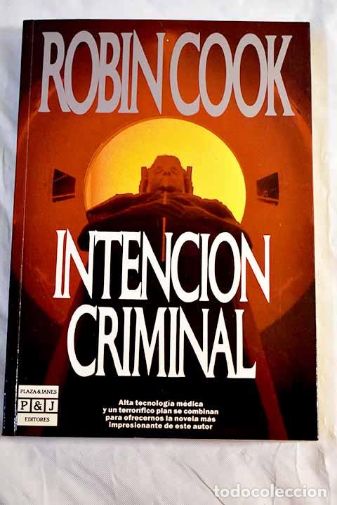 Libros: Intenci&oacute;n criminal: Cook, Robin.- Cook, Robin - Foto 1
