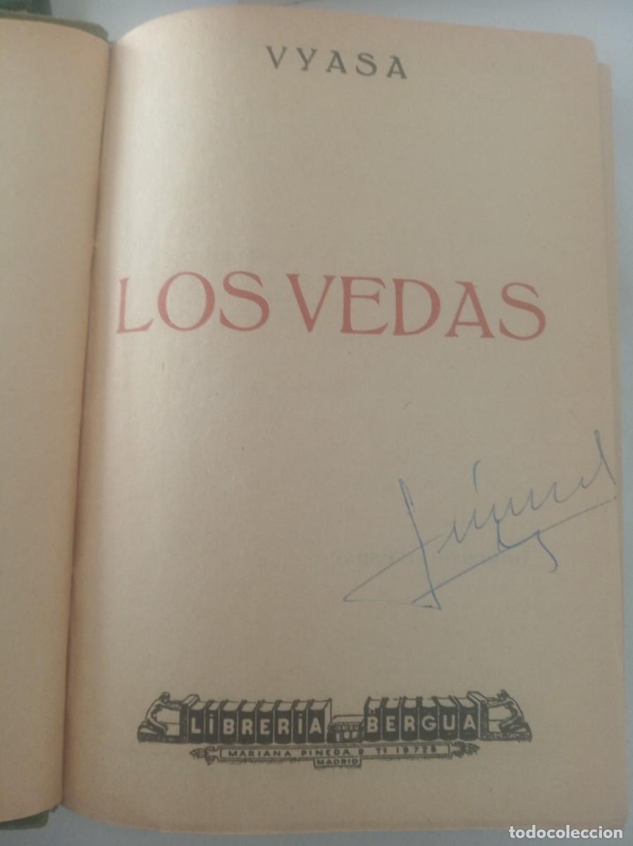 Libros: LOS VEDAS ( VYASA , 1935 ) - Foto 2