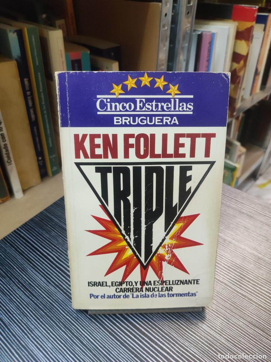 Libros: TRIPLE KEN FOLLET CINCO ESTRELLAS BRUGUERA - Foto 1