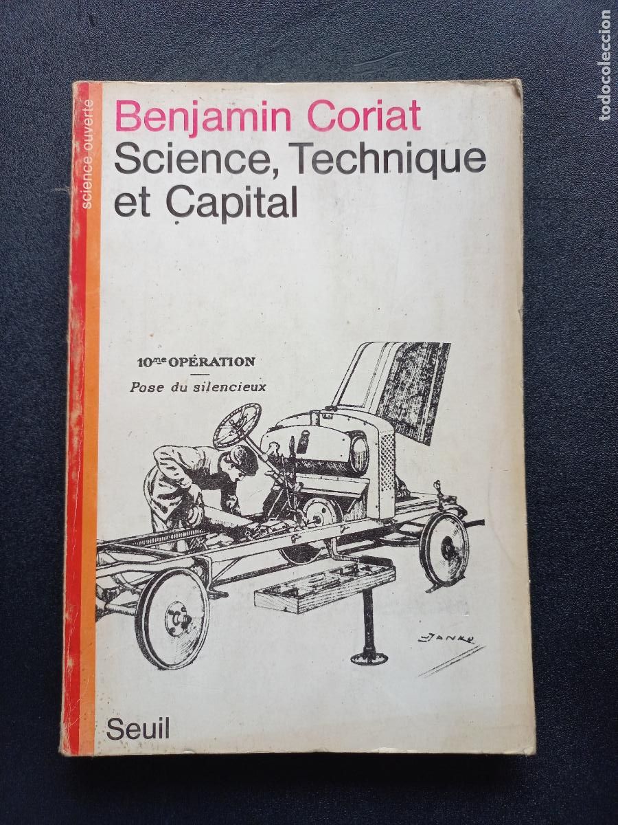 Libros: Benjamin Coriat - Science, technique et capital - Foto 1