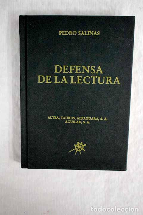 Libros: Defensa de la lectura.- Salinas, Pedro - Foto 1
