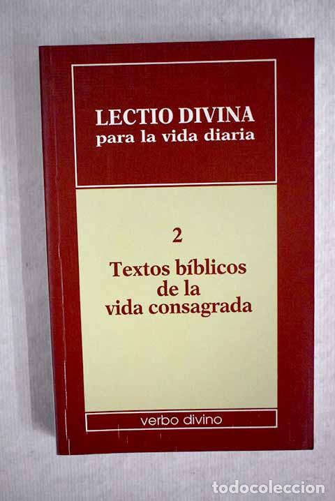 Libros: Los textos b&iacute;blicos de la vida consagrada - Foto 1
