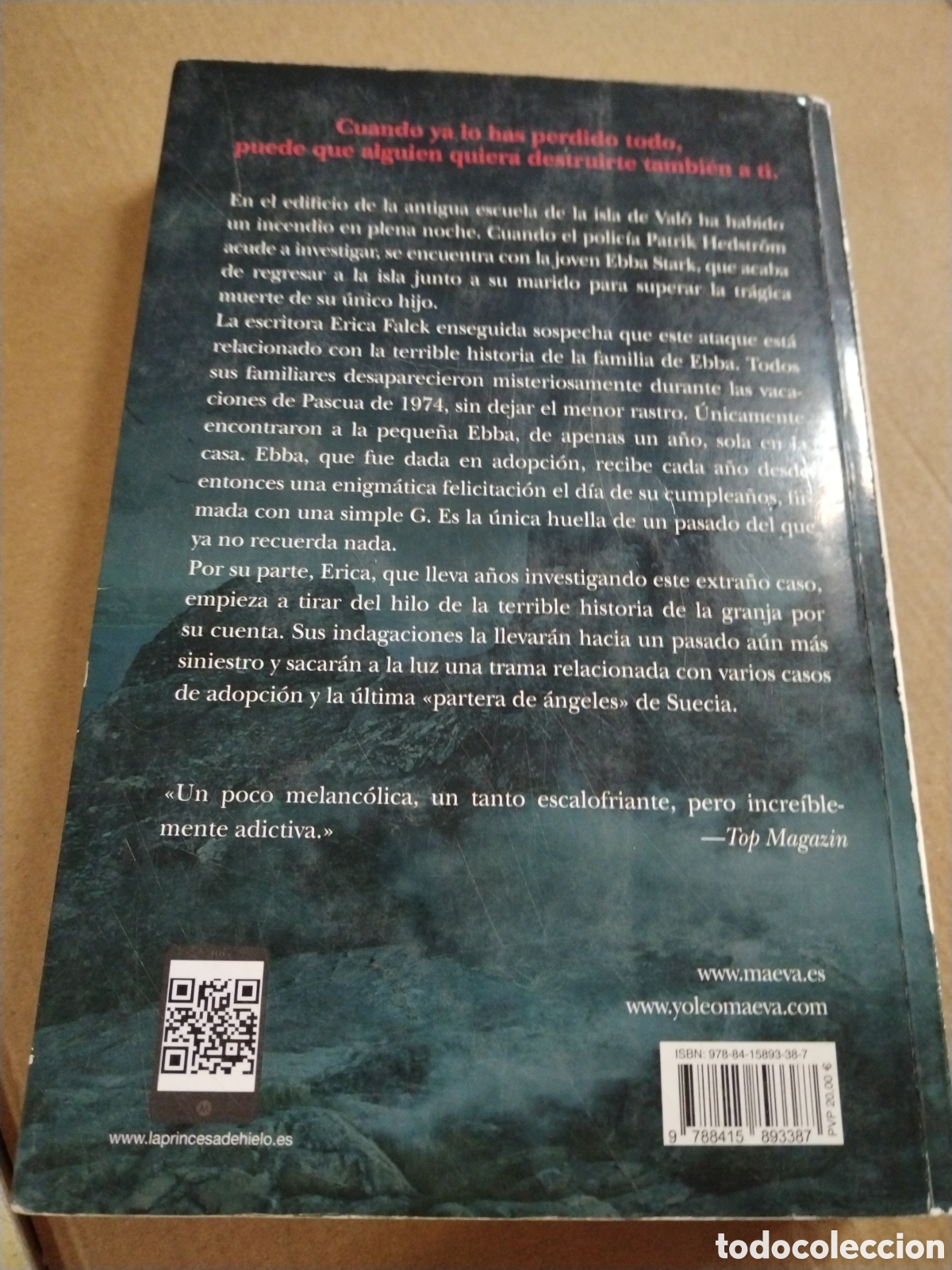Libros: LA MIRADA DE LOS ANGELES. CAMILA LACKBERG - Foto 2