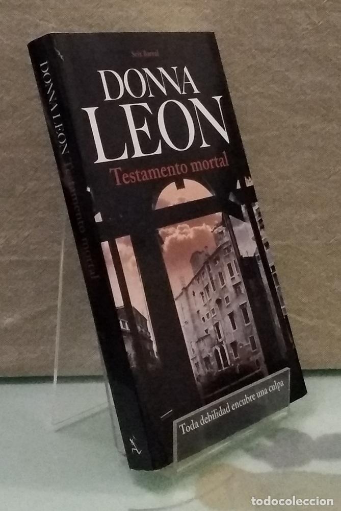 Libros: Testamento mortal (como NUEVO) - Donna Leon - Foto 1