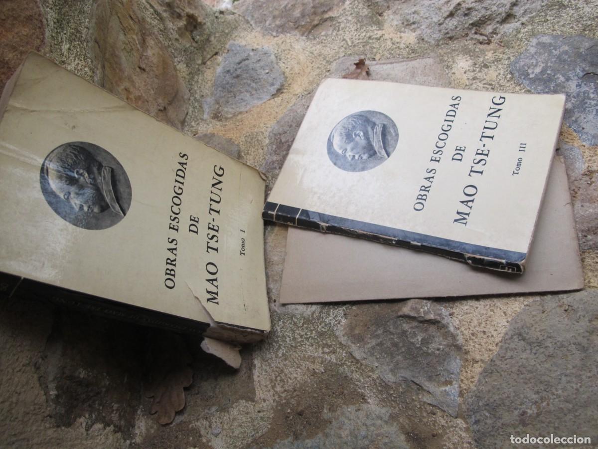 Libros: OBRAS ESCOGIDAS DE MAO TSE-TUNG TOMO I TOMO III.