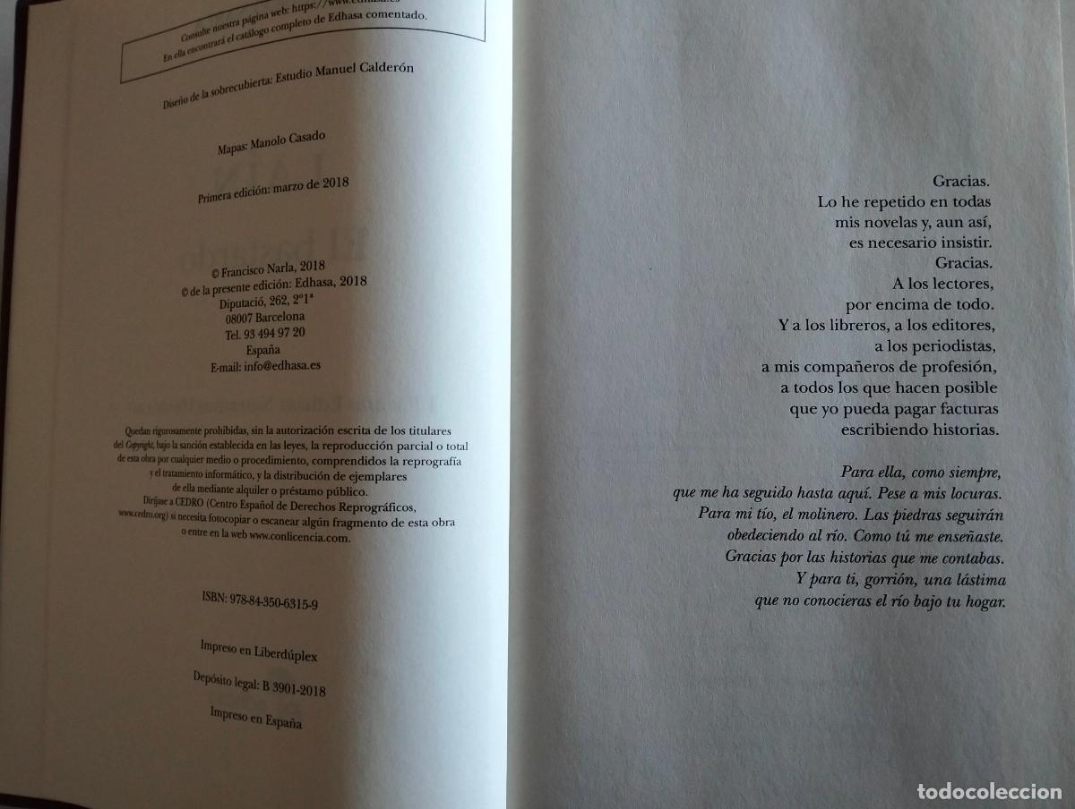 Libros: LAIN EL BASTARDO POR FRANCISCO NARLA, PRIMERA EDICION MARZO 2018, EDICIONES EDHASA - Foto 4