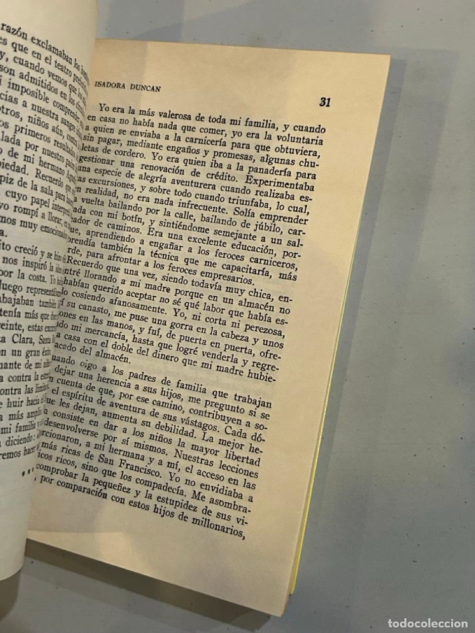 Libros: Isadora Duncan - Mi vida - Foto 2