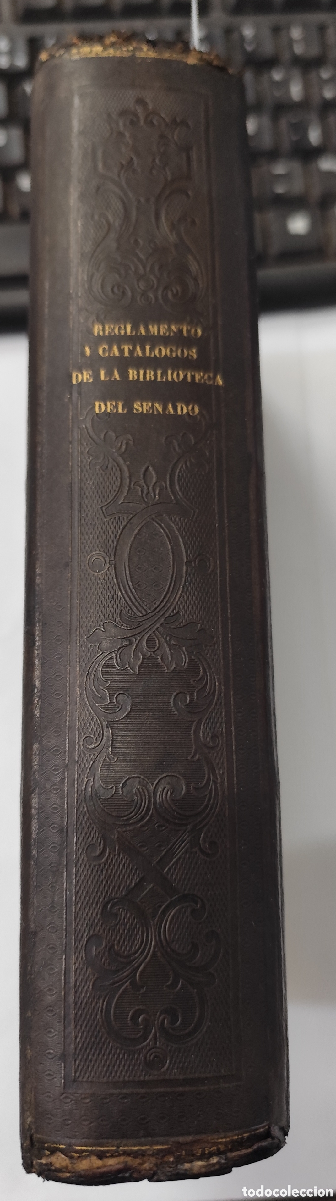 Livros em segunda m&atilde;o: REGLAMENTO Y CATALOGOS POR ORDEN ALFABETICO Y DE MATERIAS DE LA BIBLIOTECA DEL SENADO. A&ntilde;o 1851