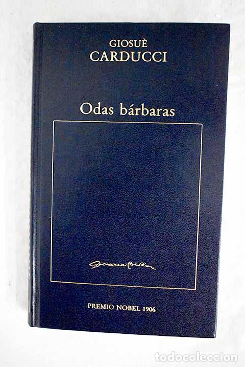 Libros: Odas b&aacute;rbaras: Carducci, Giosue.- Carducci, Giosue - Foto 1