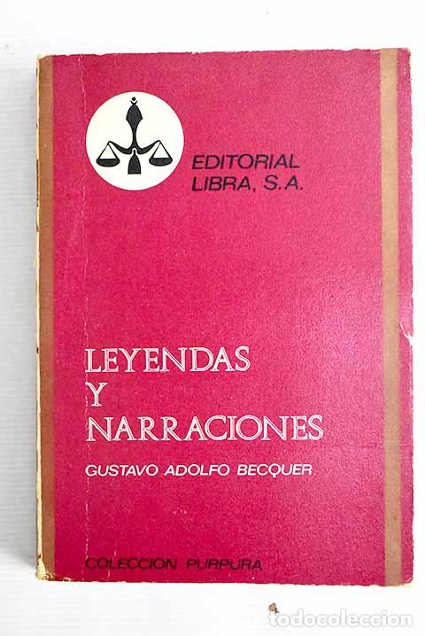 Libros: Leyendas y narraciones.- B&eacute;cquer, Gustavo Adolfo - Foto 1