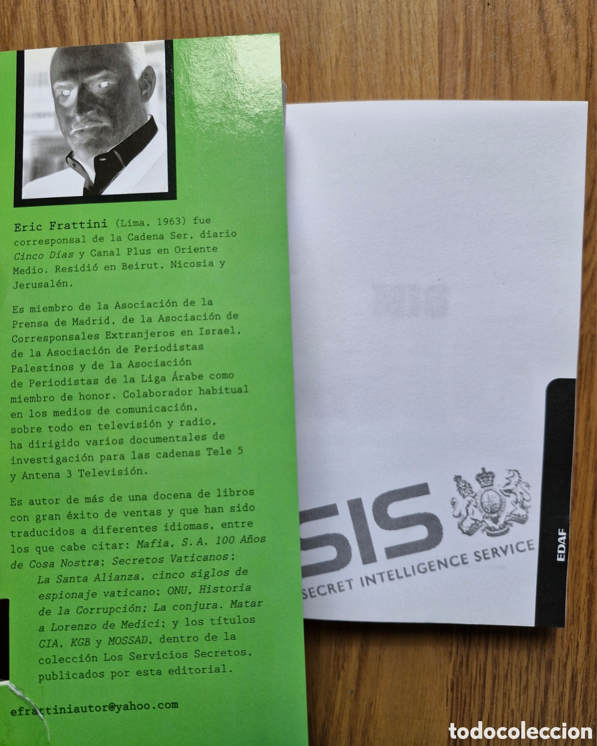 Libros: MI6 HISTORIA DE LA FIRMA - Eric Frattini - Foto 2