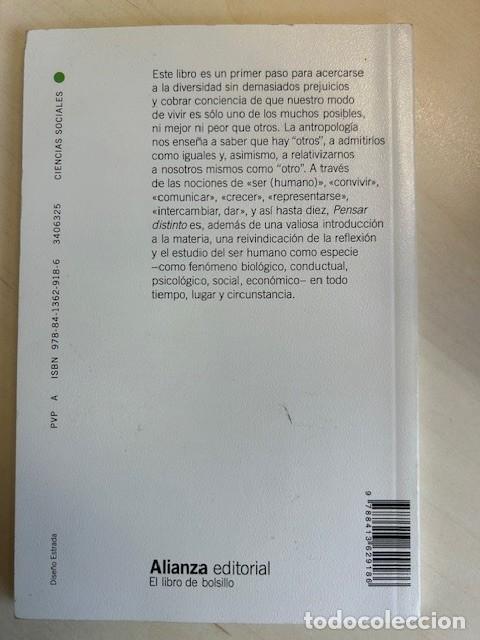 Libros: Pensar distinto -Marco Aime- - Foto 2