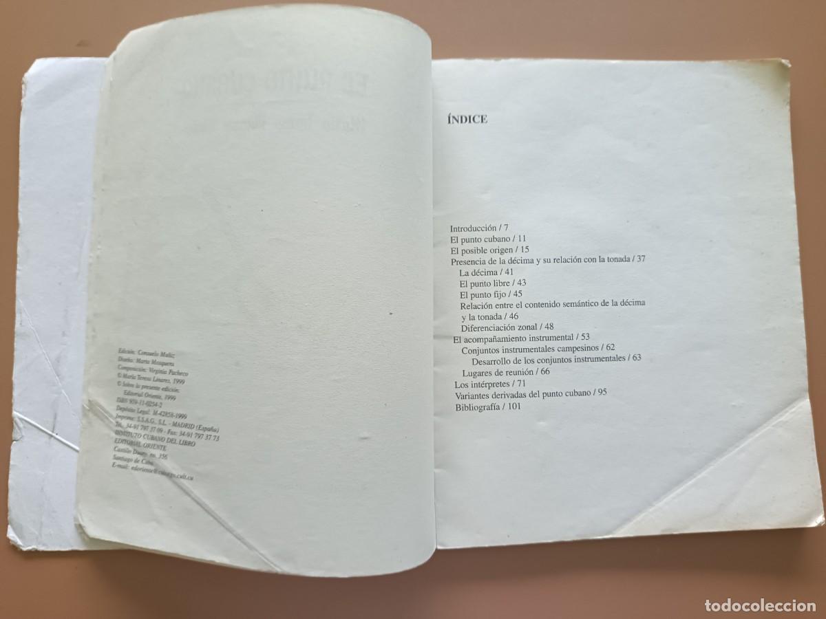 Libros: EL PUNTO CUBANO- M&ordf; TERESA LINARES - Foto 4