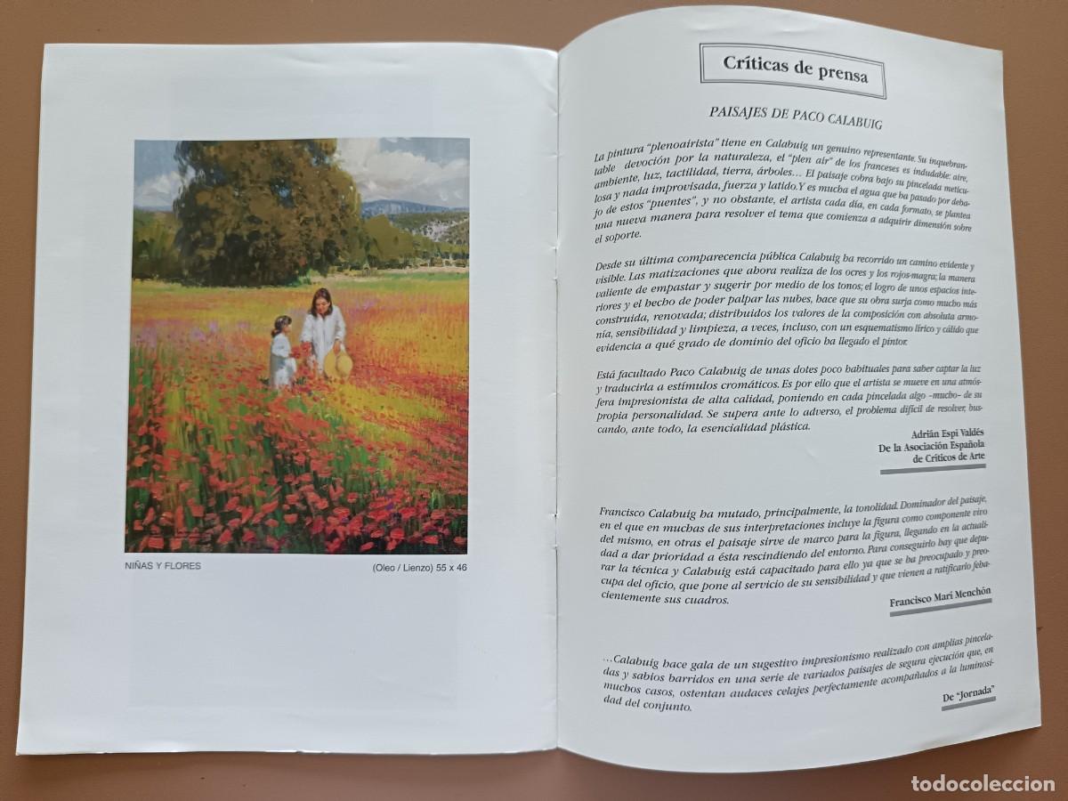 Libros: PINTURA:F. CALABUIG- 1998 - Foto 4
