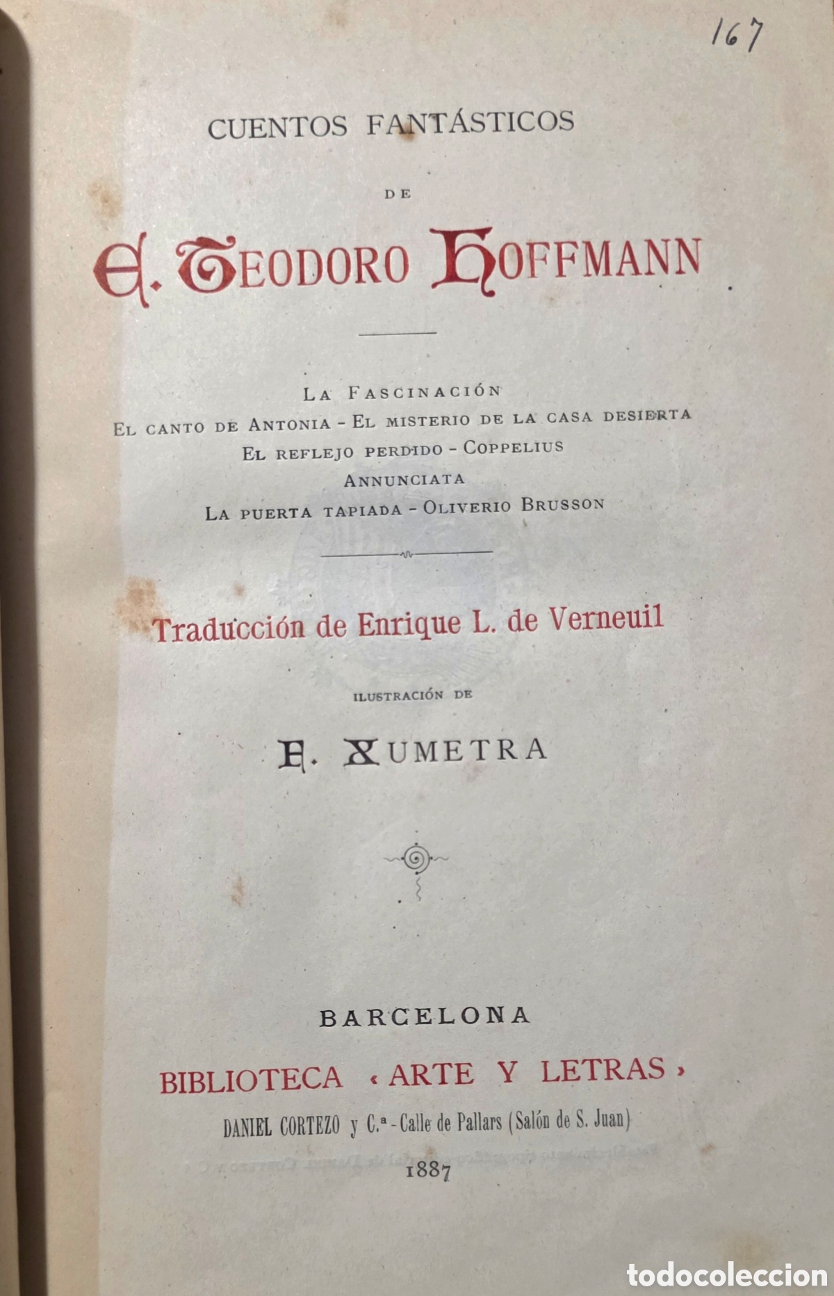 Libros: Hoffmann. Cuentos fant&aacute;sticos. - Foto 3