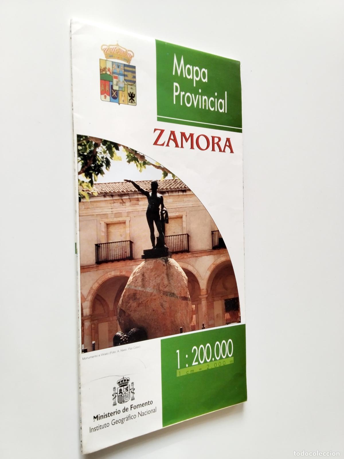Libros: Ministerio de Fomento - Mapa provincial: Zamora - Foto 1