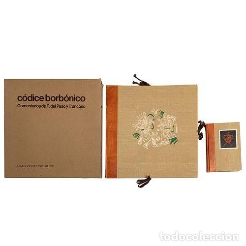 B&uuml;cher: del PASO y TRONCOSO, Francisco. (comentarios). - C&oacute;dice Borb&oacute;nico. (2 vol&uacute;menes).