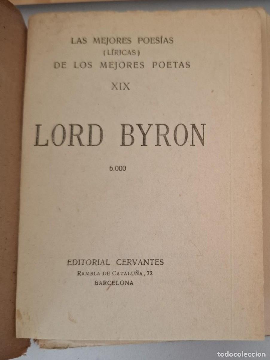 Libros: VV.AA. - LORD BYRON - Foto 2