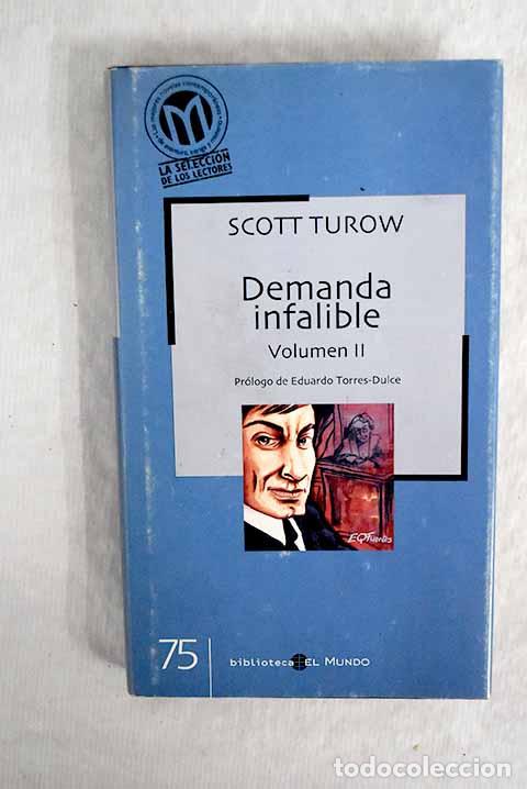 Libros: Demanda infalible, tomo II.- Turow, Scott - Foto 1