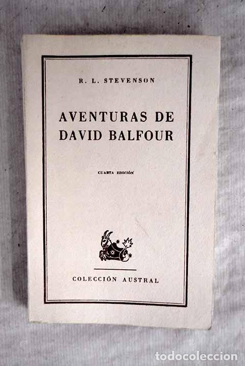 Libros: Aventuras de David Balfour.- Stevenson, Robert Louis