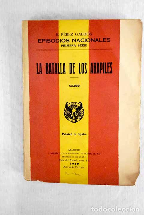 Libros: La batalla de los Arapiles.- P&eacute;rez Gald&oacute;s, Benito