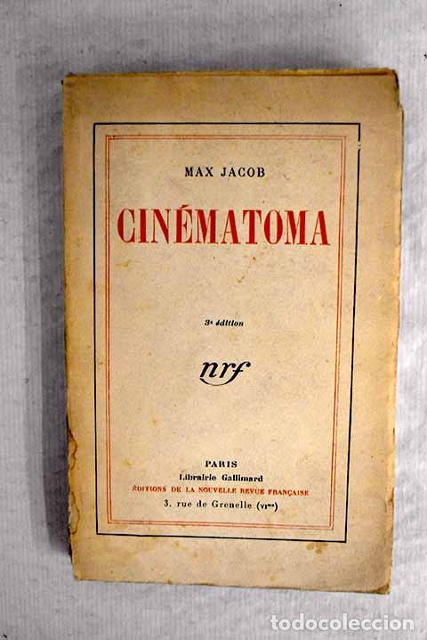 Libros: Cin&eacute;matoma: Jacob, Max.- Jacob, Max - Foto 1
