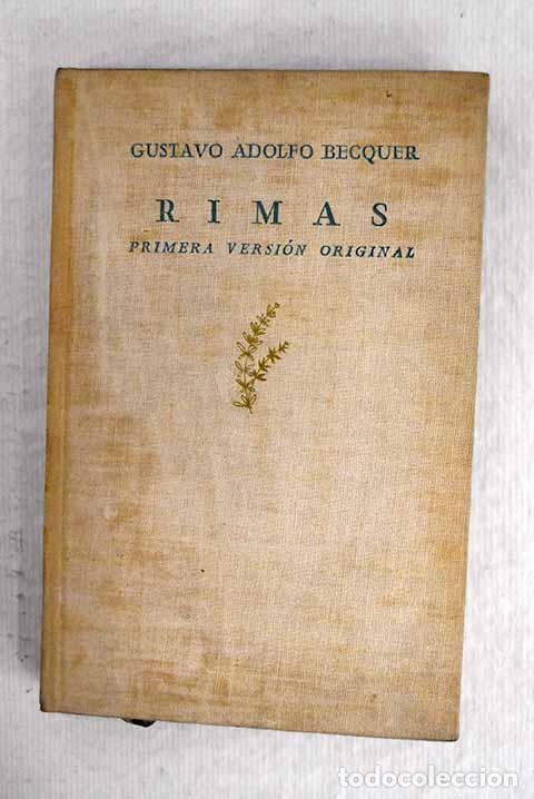 Libros: Rimas: (primera versi&oacute;n original).- B&eacute;cquer, Gustavo Adolfo - Foto 1
