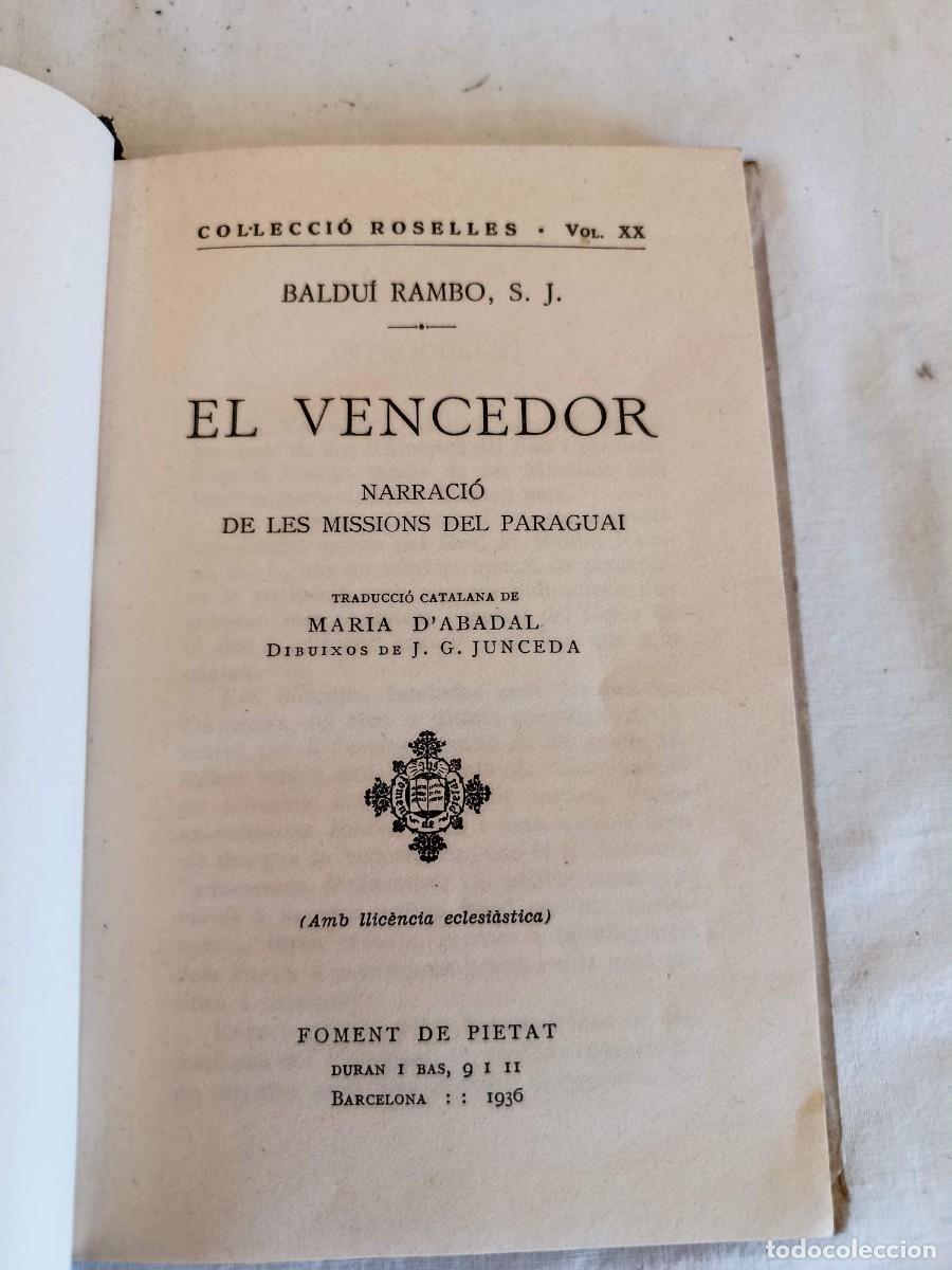 Libros: El vencedor B. Rambo 1936 - Foto 3