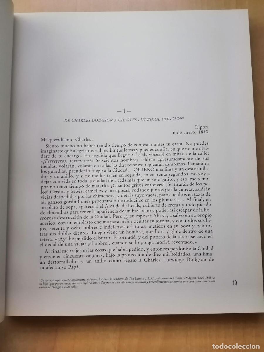Libros: CARTAS A NI&Ntilde;AS - Lewis Carroll - Foto 6