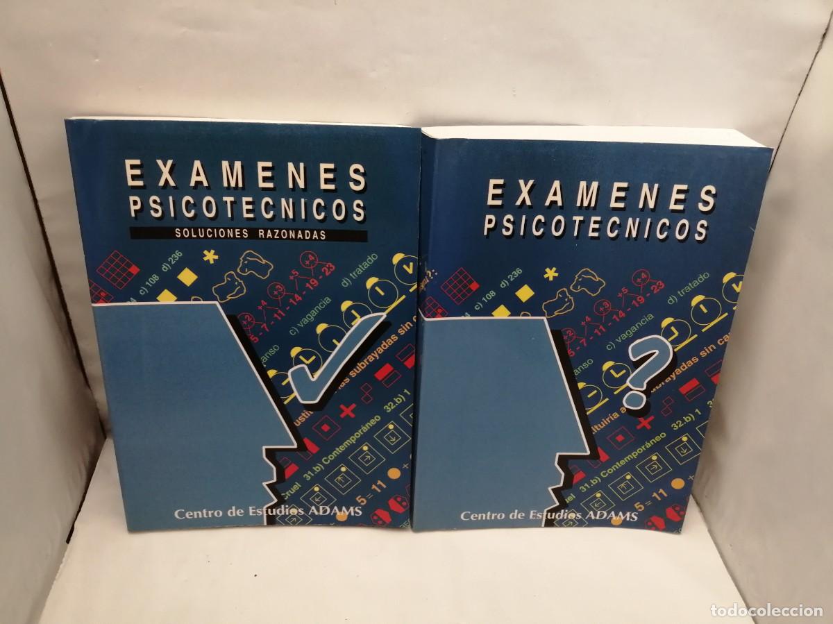 Livres: PACK 2 Libros: Ex&aacute;menes psicot&eacute;cnicos / Ex&aacute;menes psicot&eacute;cnicos: Soluciones razonadas