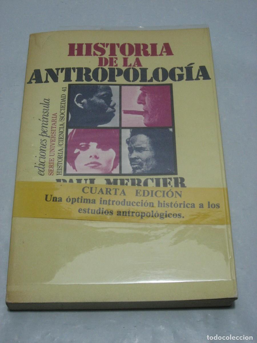 Libros: HISTORIA DE LA ANTROPOLOG&Iacute;A - Paul Mercier - Foto 1