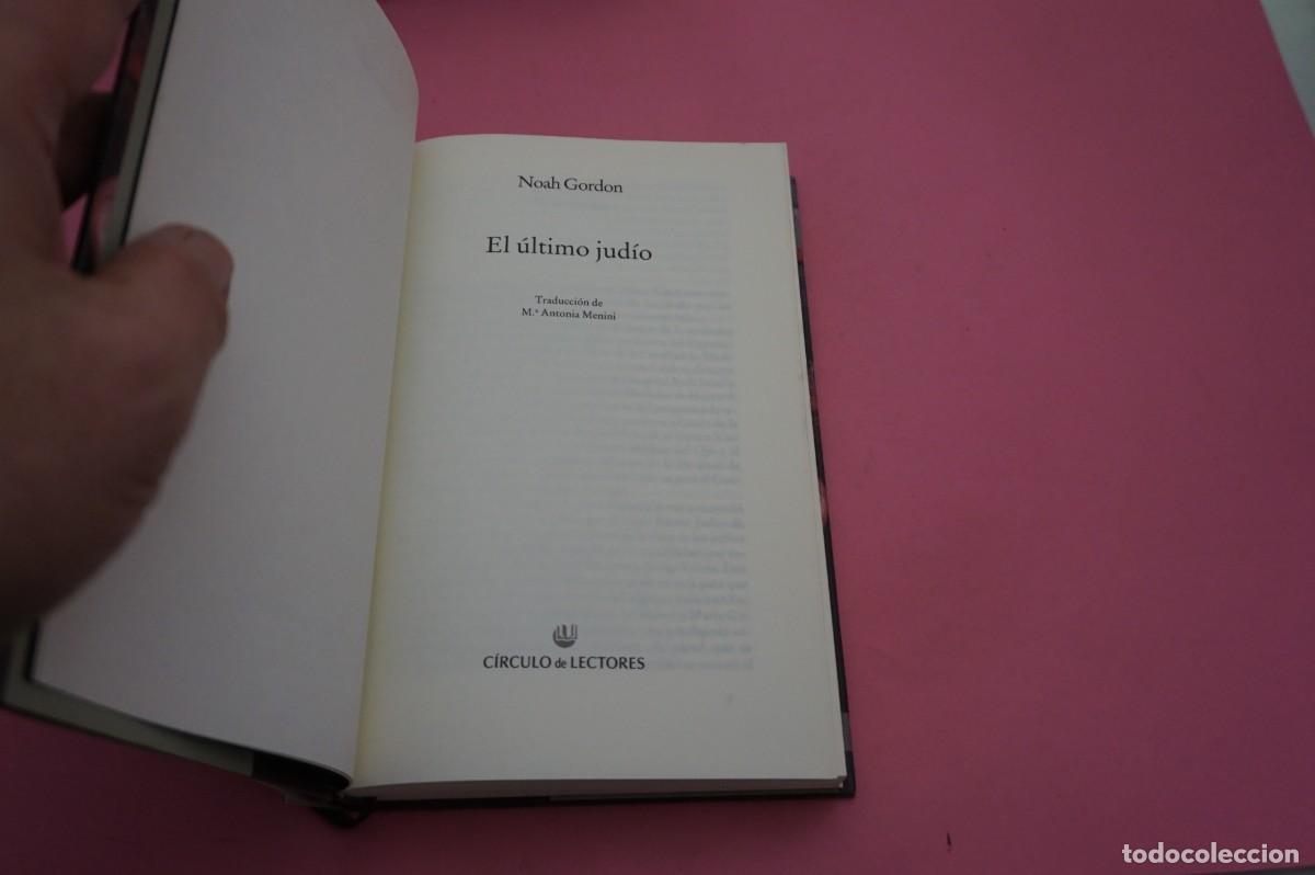 Libros: M4/ EL ULTIMO JUDIO - NOAH GORDON / CIRCULO DE LECTORES - Foto 2