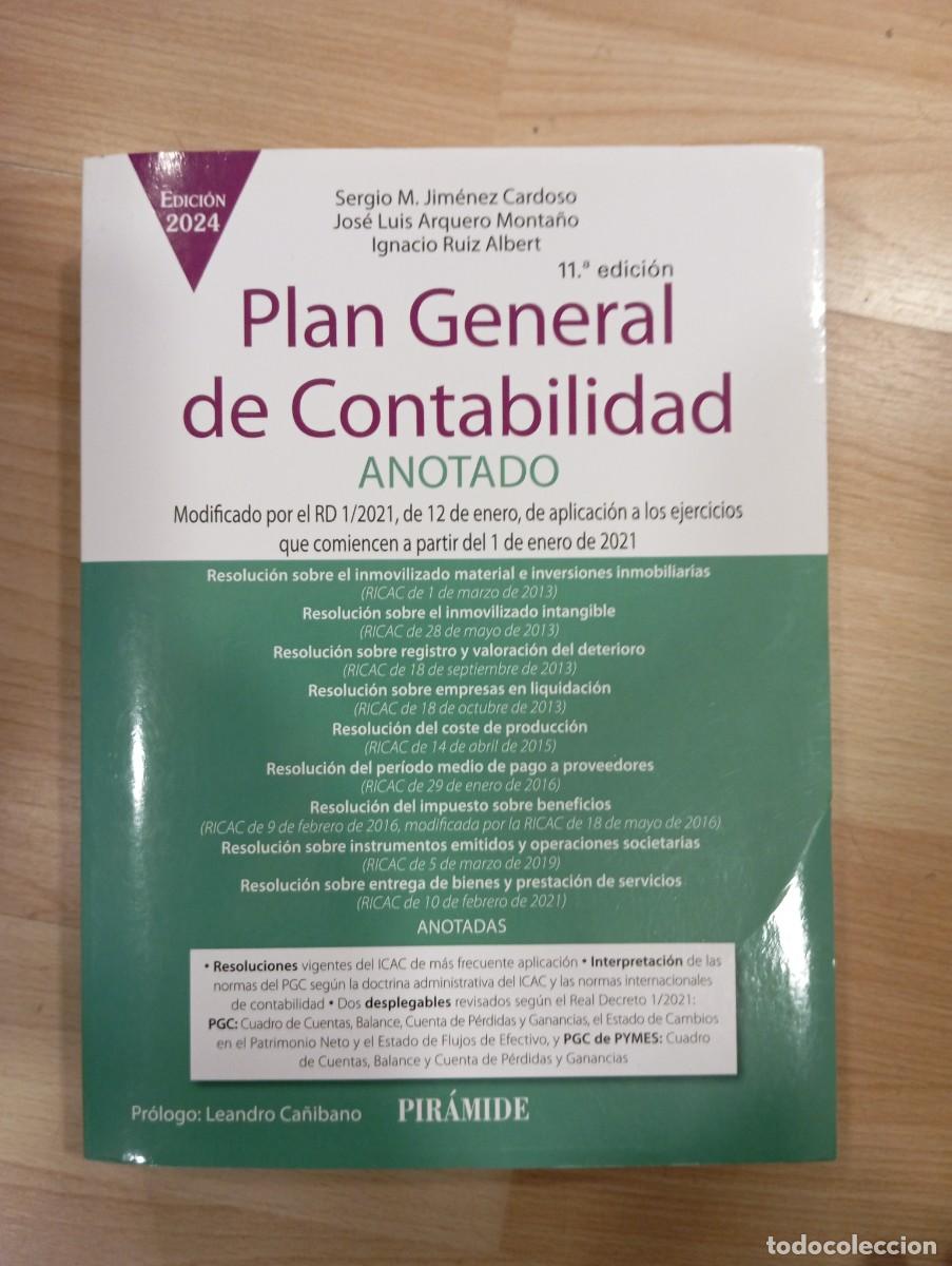 Libros: Plan general de contabilidad. 11&ordf; edici&oacute;n. Edici&oacute;n 2024. - Foto 1