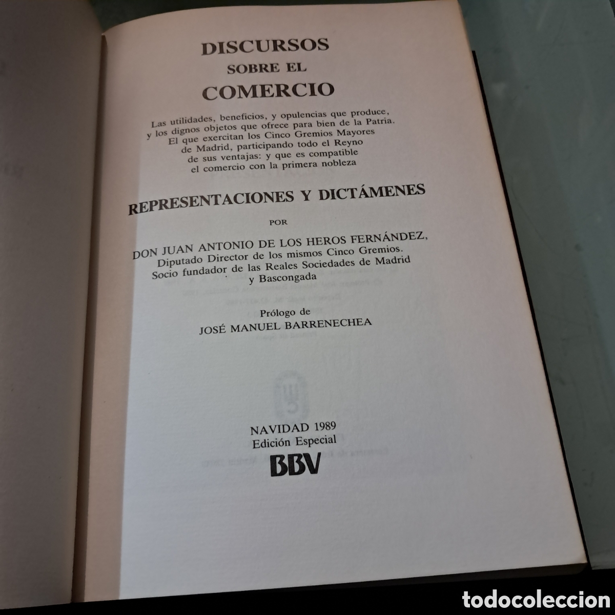 Libros: Discursos sobre el comercio, Jos&eacute; Antonio de los Heros - Foto 3