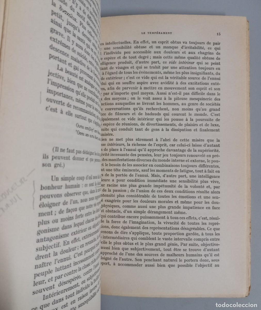Libros: Aphorismes sur la sagesse dans la vie. - SCHOPENHAUER: - Foto 7