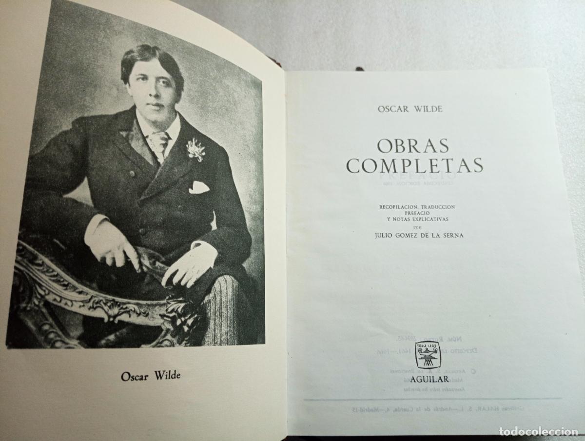Libros: OBRAS COMPLETAS - OSCAR WILDE - Foto 1