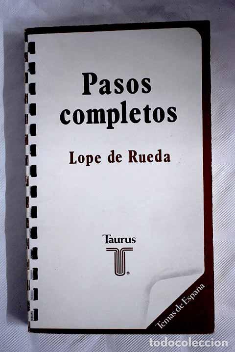 Libros: Pasos completos: Rueda, Lope de.- Rueda, Lope de - Foto 1