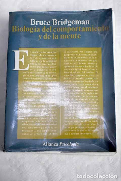 Libros: Biolog&iacute;a del comportamiento y de la mente.- Bridgeman, Bruce - Foto 1
