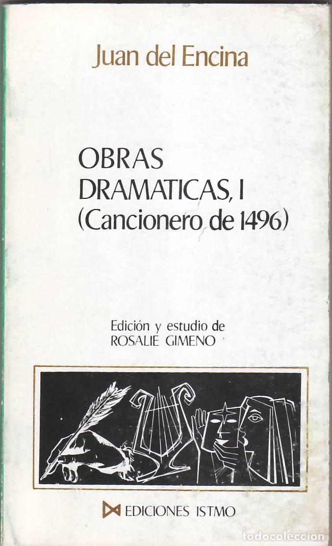 B&uuml;cher: ENCINA, Juan del.- - Obras dram&aacute;ticas, I (Cancionero de 1496). Edici&oacute;n de Rosalie Gimeno.