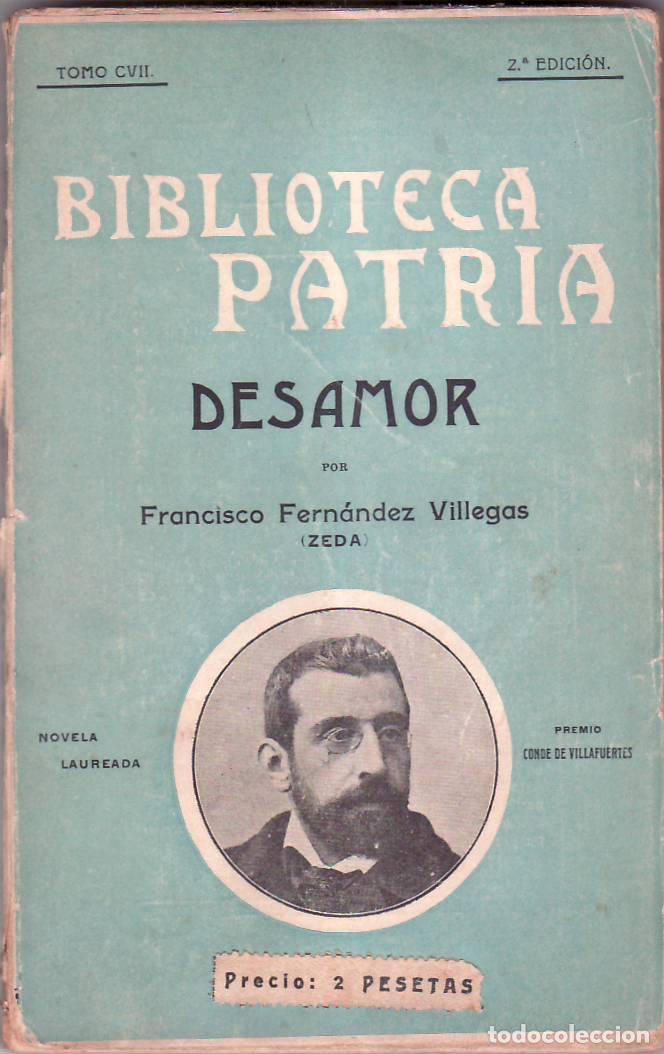 Libros: FERNANDEZ VILLEGAS, Francisco.- - Desamor. - Foto 1