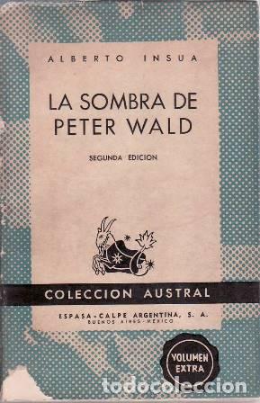 Libros: INSUA, Alberto.- - La sombra de Peter Wald. Novela. Segunda parte de El hombre que ten&iacute;a el alma bla