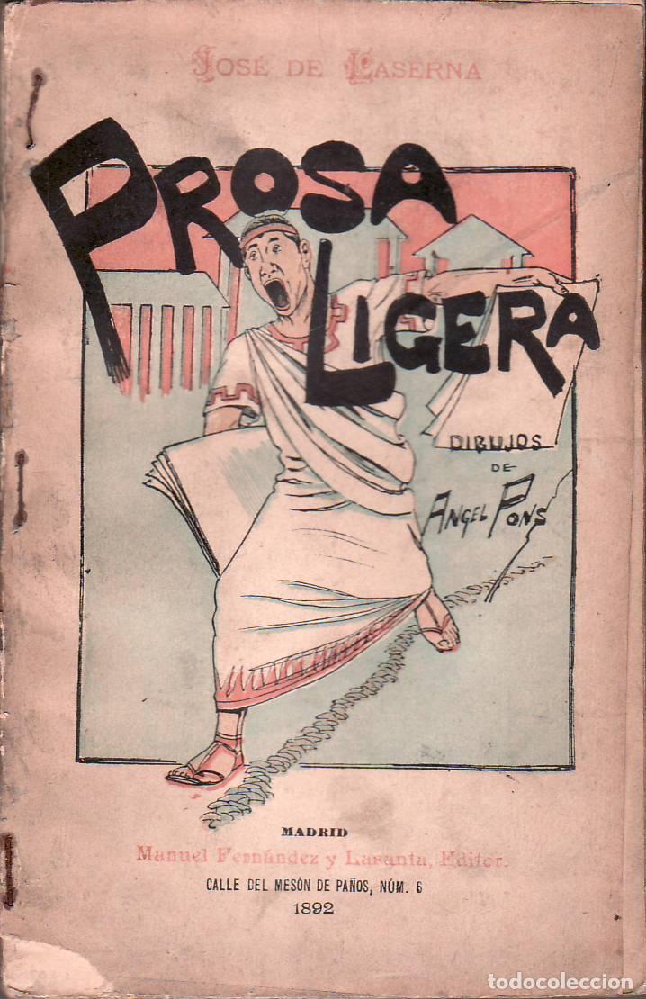 Libros: LASERNA, Jos&eacute; de.- - Prosa ligera. - Foto 1