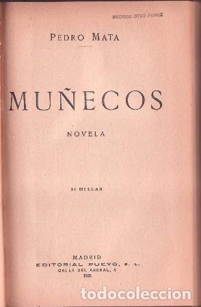 Libros: MATA, Pedro.- - Mu&ntilde;ecos. Novelas cortas. - Foto 1